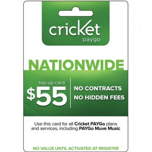 An Example of consumer-facing collateral material designed for Cricket Wireless.